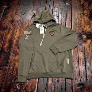 Nike Washington Commanders Salute to Service Olive Pullover Hoodie Mens XL NWT